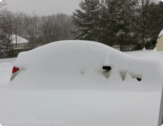 Ավտոմեքենաններն արգելափակվել են ձյան մեջ