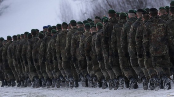 Бронетанковый батальон из Германии торжественно принят в Литве