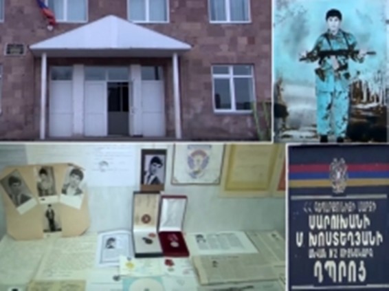 Video. Սարուխան գյուղի դպրոցը կրում է արցախյան ազատամարտում զոհված Մանվել Խոստեղյանի անունը