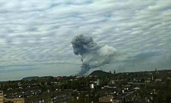 В Донецке прогремел мощный взрыв