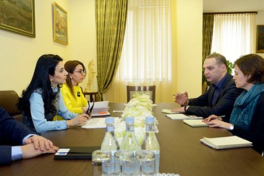 Արփինե Հովհաննիսյանն ընդունել է «Human rights watch»-ի ներկայացուցիչներին
