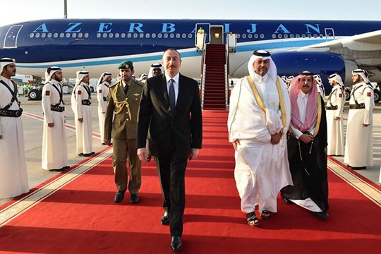 Ալիևը պաշտոնական այցով ժամանել է Կատար
