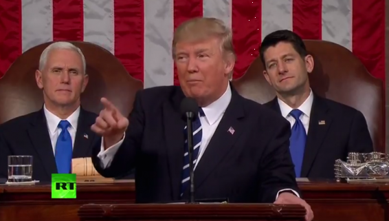 VIDEO: Выступление Дональда Трампа с речью в конгрессе