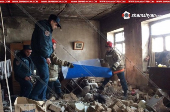 Փլուզում Մուսալեռ գյուղում. փրկարարները փլատակներից դուրս են բերել բնակչուհու դին