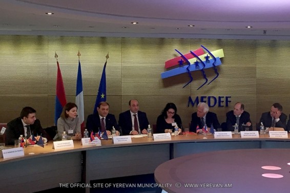 Հանդիպում՝ «Ֆրանսիայի ձեռնարկությունների շարժում» կազմակերպության անդամների հետ