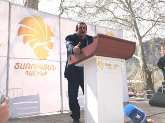 Ուղիղ. Գագիկ Ծառուկյանը Եղեգնաձորում է