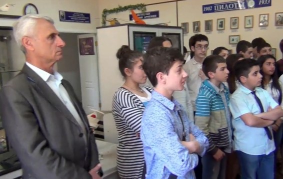 Video.  Աշակերտներն այցելել են ավիացիայի պատմության թանգարան