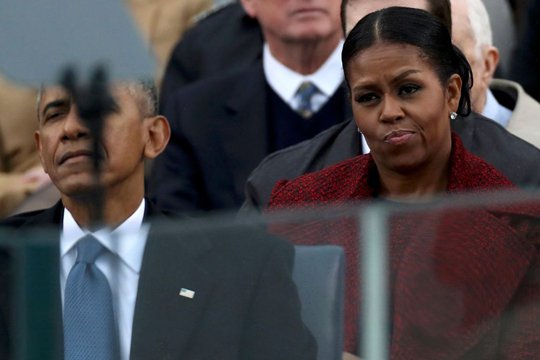 Միշել Օբաման բացատրել է Թրամփի երդմնակալության ժամանակ դժգոհ հայացքի պատճառը