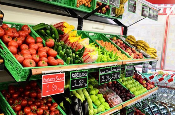 2017թ.-ի առաջին ամիսներին Թուրքիայում գնաճը կազմել է 11.87 տոկոս