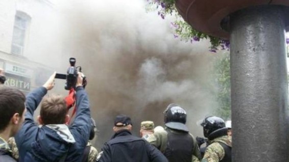 В ходе маршей 