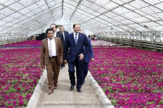 Տարոն Մարգարյանն այցելել է Երևանի քաղաքային ջերմատուն