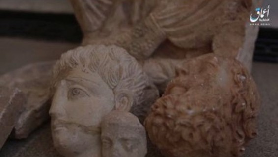 ԻՊ-ի գրոհայինները Եփրատի շրջանում հնագույն արձաններ են ոչնչացրել