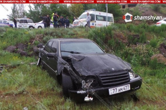 Երևան-Սևան ավտոճանապարհին ավտոմեքենան ընկել է ձորակը