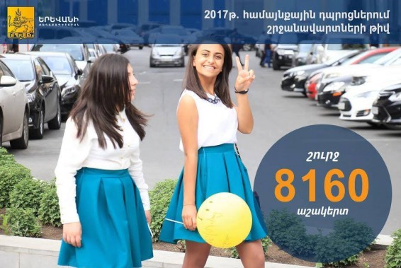 2017 թ. համայնքային դպրոցներն ավարտում է շուրջ 8160 աշակերտ