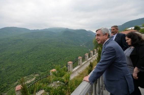 Սերժ Սարգսյանը Ենոքավանում ծանոթացել է էքստրեմալ և արկածային զբոսաշրջության զարգացման համար ստեղծված պայմաններին