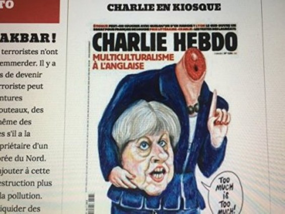 Charlie Hebdo-ն ծաղրել է Թերեզա Մեյին