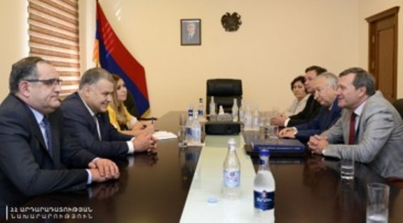 Արդարադատության նախարարն ընդունել է ԵԱՏՄ դատարանի նախագահի գլխավորած պատվիրակությանը