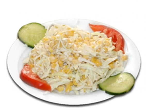 Հավի կրծքամսով եվ եգիպտացորենով աղցան