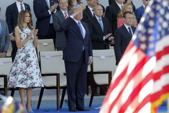 Թրամփը մասնակցել է Բաստիլի օրվան նվիրված զորահանդեսին