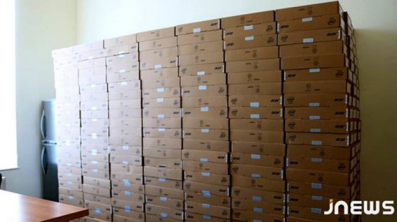 Ախալքալաքը 614 նոթբուք է ստացել առաջին դասարանցիների համար