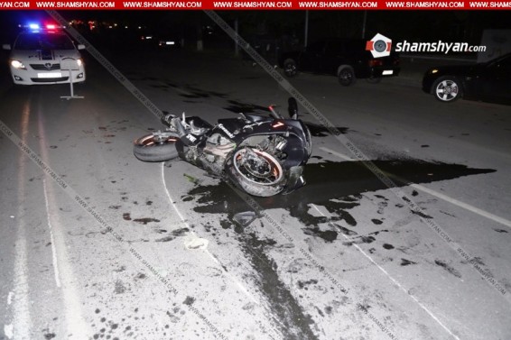 Երևանի կենտրոնում բախվել են Opel-ն ու մոտոցիկլը. կա 1 զոհ, 1 ծանր վիրավոր