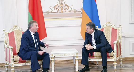 Премьеры Армении и Беларуси обсудили экономические связи