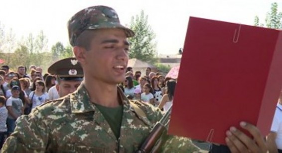 Video. Նորակոչիկների երդումը հայրենիքին