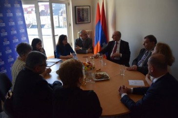 Բակո Սահակյանը հանդիպել է Բրյուսելում ՀՅԴ Հայ դատի Եվրոպայի հանձնախմբի անդամների հետ