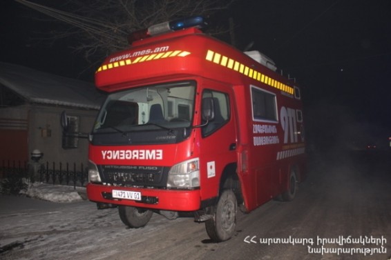 Նախկին Ծիրանանոցների տարածքում վագոն տնակ է այրվել. մեկնել է երկու մարտական հաշվարկ